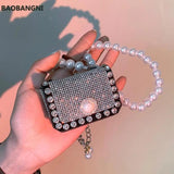 Diamond Mini Crossbody bag Summer PU Leather Women's Handbag