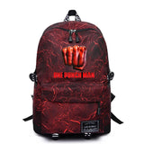 One Punch-Man Backpack Casual Schoolbag High Teenger Packsack