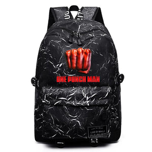 One Punch-Man Backpack Casual Schoolbag High Teenger Packsack
