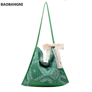 Flower Totes Canvas Crossbody Shoulder Bag for Women