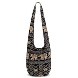 Hippie Shoulder Bag Fringe Large Purse Ethnic Tote Handbag