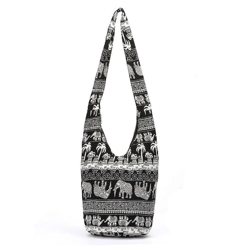 Hippie Shoulder Bag Fringe Large Purse Ethnic Tote Handbag