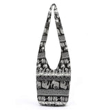 Hippie Shoulder Bag Fringe Large Purse Ethnic Tote Handbag