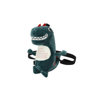 Cute Dinosaur Plush One-Shoulder Messenger Bag for Girls