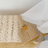Summer Women Purse Handbags Straw Chain Ladies Woven Shoulder Bags
