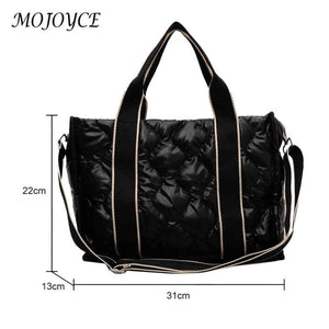 Quilted Shoulder Handbags Large Capacity Portable Satchels for Women