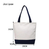 Large Canvas Shoulder Bag Vintage Casual Handbag Female Tote Bag