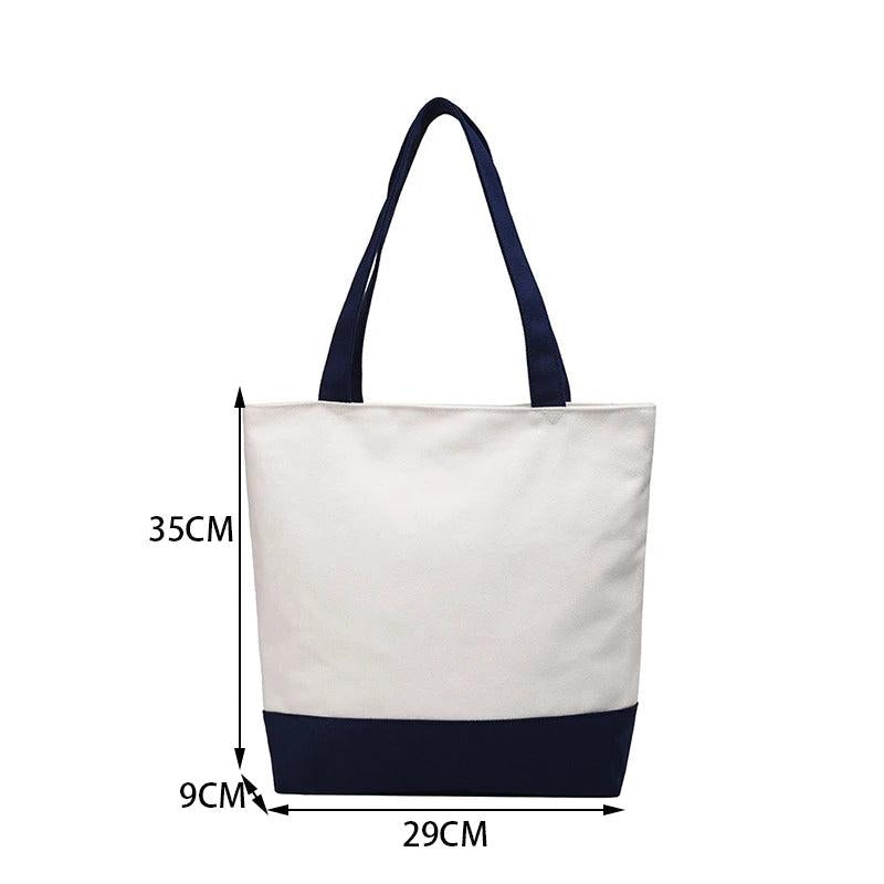 Large Canvas Shoulder Bag Vintage Casual Handbag Female Tote Bag