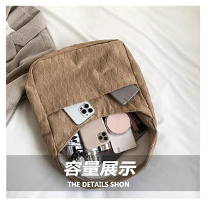 Polyester Shoulder Bag Crossbody Half Moon Handbag