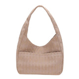 Polyester Shoulder Bag Crossbody Half Moon Handbag