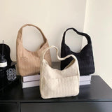 Polyester Shoulder Bag Crossbody Half Moon Handbag