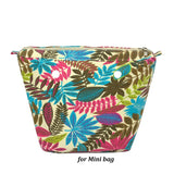 Colorful Waterproof Inner Lining Insert Zipper Pocket for Mini Obag