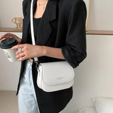 Solid Wild Flap Shoulder Bag Lady Small Women's Handbag