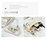 Crocodile Pattern Women's Shoulder Bag Scarf Crossbody Bag