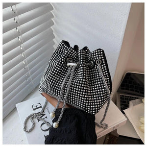 Sequin Crossbody Bag Evening Party Sliver Purse Girl Handbags