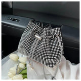 Sequin Crossbody Bag Evening Party Sliver Purse Girl Handbags