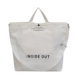 Large Capacity Canvas Women's Tote Bag Casual Shoulder Bag Cotton Handbag