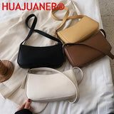 Small PU Leather Shoulder Bag Women Handbag Travel Tote