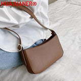 Small PU Leather Shoulder Bag Women Handbag Travel Tote