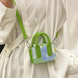 Crocodile Gradient Women Shoulder Bag Small Keys Handbag And Purse