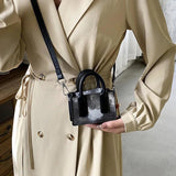 Crocodile Gradient Women Shoulder Bag Small Keys Handbag And Purse