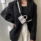 Crocodile Gradient Women Shoulder Bag Small Keys Handbag And Purse