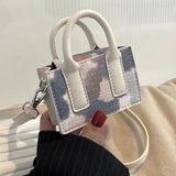 Crocodile Gradient Women Shoulder Bag Small Keys Handbag And Purse