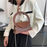 Chain Handle Crossbody Bag Clutch Lady Shoulder Bags