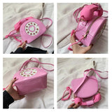 Retro Phone Top-Handle Shoulder Crossbody Bag for Women