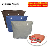 Waterproof Inner Organizer Insert for O Bag Classic Mini with Zipper Pocket