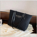 Women's Shoulder Bag Autumn Winter Large Tote Solid Handbag