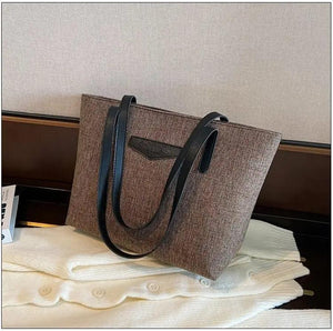 Women's Shoulder Bag Autumn Winter Large Tote Solid Handbag
