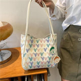 Vintage Plaid Bag Women's Handbags Women Shoulder Bag Handbag Backpacks