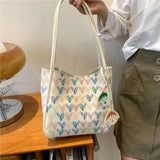 Vintage Plaid Bag Women's Handbags Women Shoulder Bag Handbag Backpacks