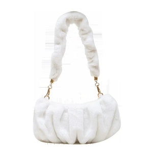 Cloud Crossbody Bag for Women - Fur Shoulder Handbag
