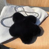 Flower Armpit Bag Plush Women's Handbag