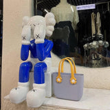 Wooden Bag Handles DIY Replacement Handbag Tote Straps