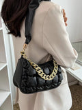 Thick Chain Shoulder Bag Underarm Crossbody Female Bags