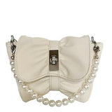 Retro Women's Chain Shoulder Bag PU Leather Underarm Tote Purse Handbags