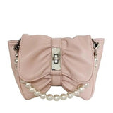 Retro Women's Chain Shoulder Bag PU Leather Underarm Tote Purse Handbags