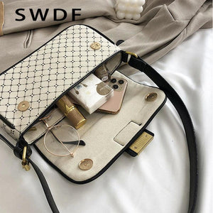 Canvas Crossbody Bag for Women Casual Purse