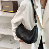 Vintage Style Leather Shoulder Bag for Women