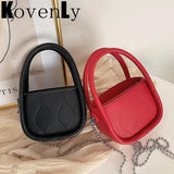 Mini Crossbody Bag Metal Chain Messenger Purse Young Girl Bags