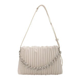 Vintage Leather Handbag Chain Crossbody Pouch Bag