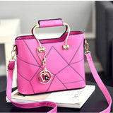 PU Leather Shoulder Bag Sweet Handbags Women Lady Satchel Crossbody