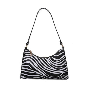 Cow Print Underarm Bag Handbag Minimalist Shoulder Bag