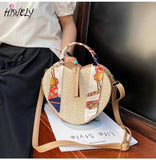 Heart-shaped Straw Bag Vintage Woven Beach Shoulder Bag