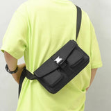 Women Soft Leather Handbag Wide Strap Set Shape Bag Vintage Chains