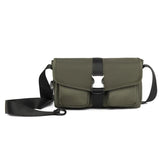 Women Soft Leather Handbag Wide Strap Set Shape Bag Vintage Chains