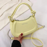 Women Shoulder Bag Solid Pu Leather Crossbody Bags Lady Small Handbags